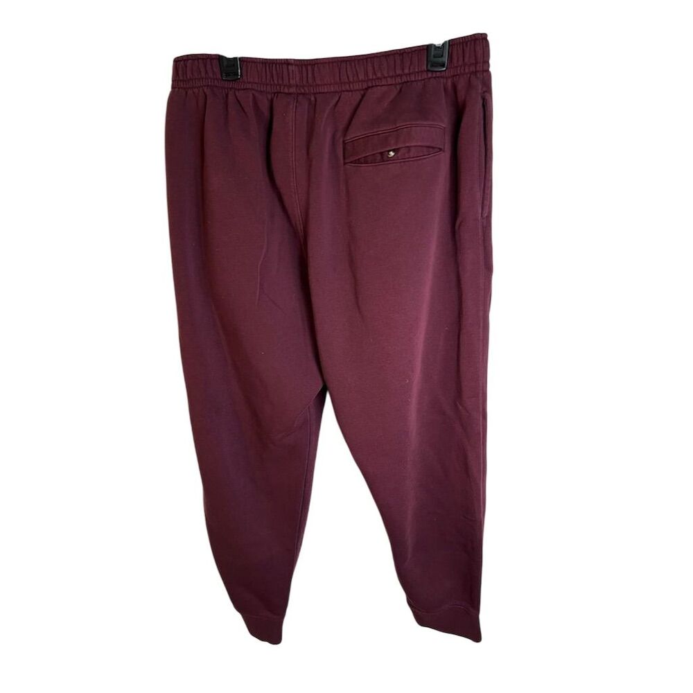 Nike Men's 2XL Burgundy Fleece Joggers Activewear Pants - Picture 2 of 7